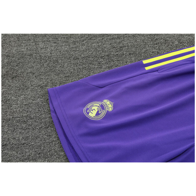 Mens Real Madrid Short Training Suit Yellow 2023/24