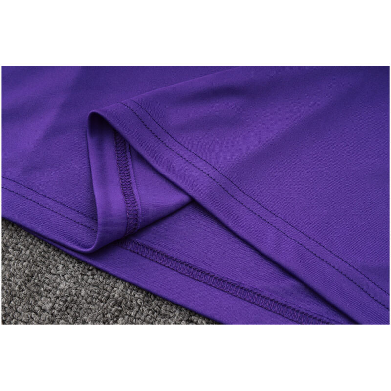 Mens Real Madrid Polo Shirt Purple 2023/24