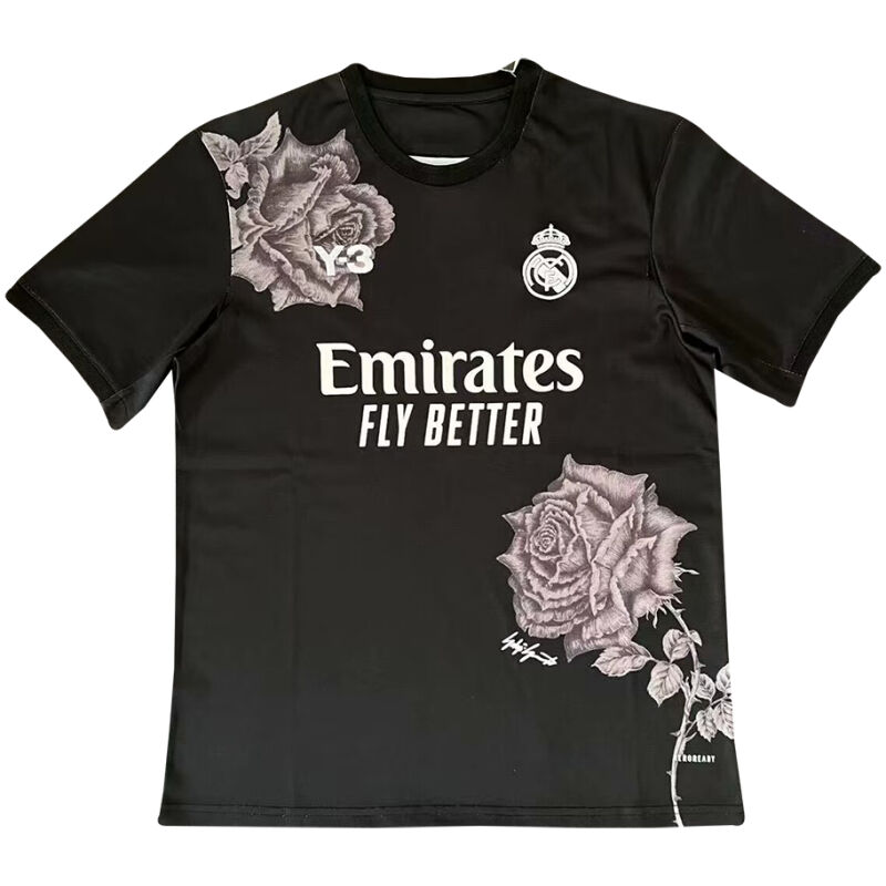 Herren Real Madrid Sonderausgabe Schwarz Y3 Trikot 2024/25