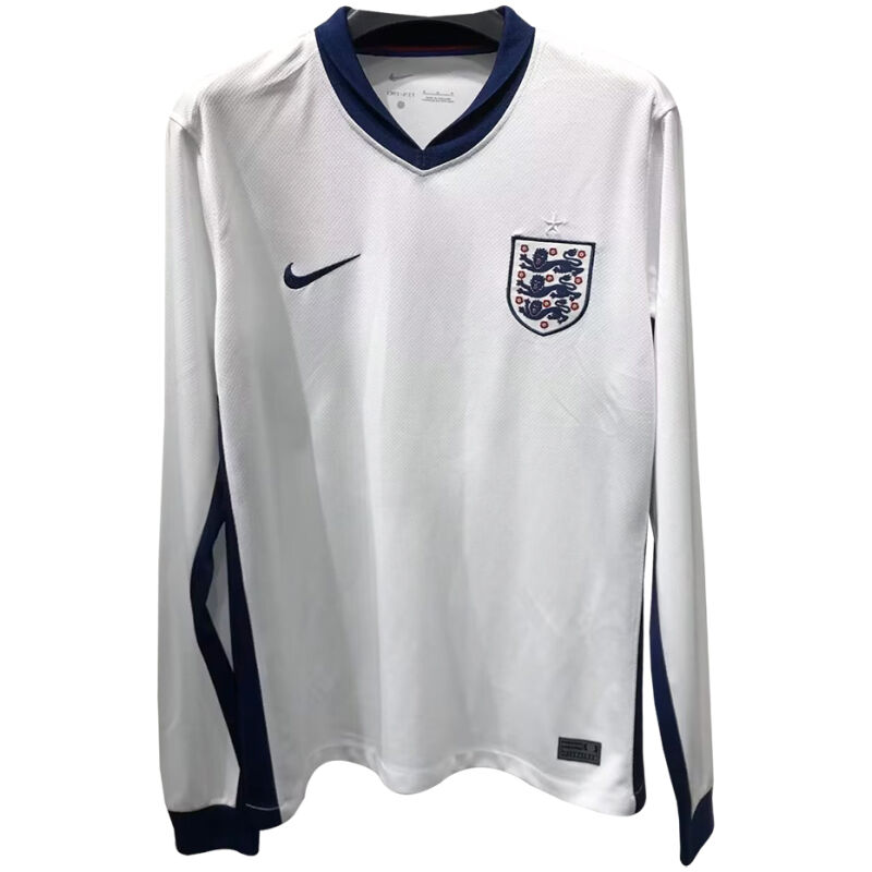 Mens England Home Jersey Long Sleeve 2024