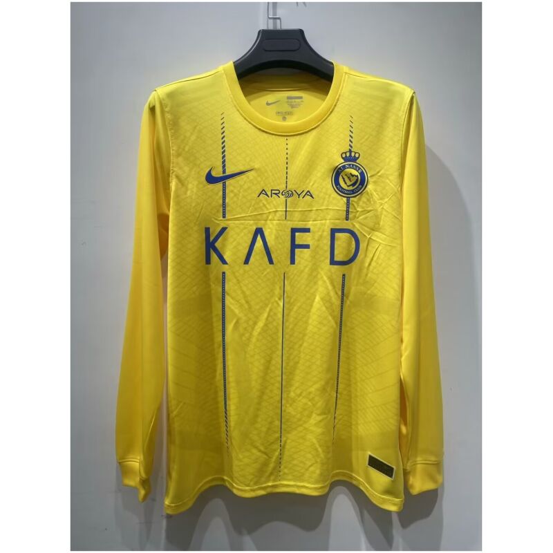 Mens Riyadh Al-Nassr Home Jersey Long Sleeve 2023/24