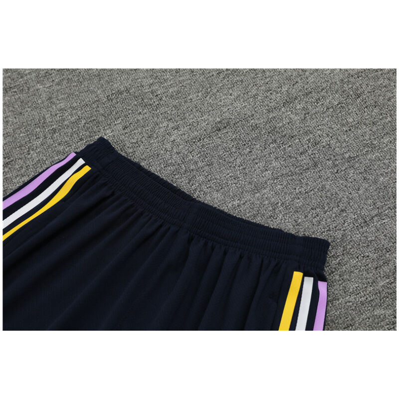 Mens Real Madrid Short Training Suit Purple 2023/24