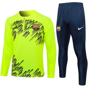 Mens Barcelona Training Suit Yellow 2023/24