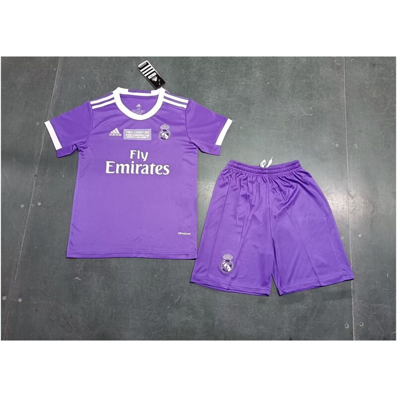 Kids Retro Real Madrid Away Jersey 2016/17