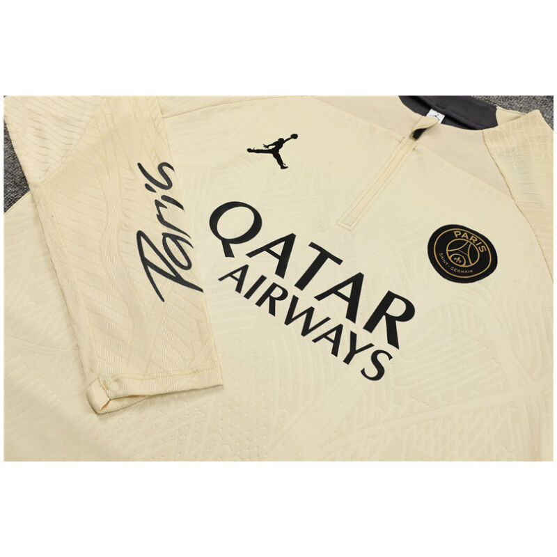 Mens PSG x Jordan Training Suit Beige 2023/24