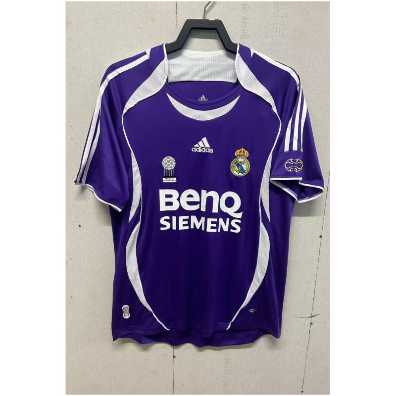 Herren Real Madrid Retro Auswärtstrikot 2006/07