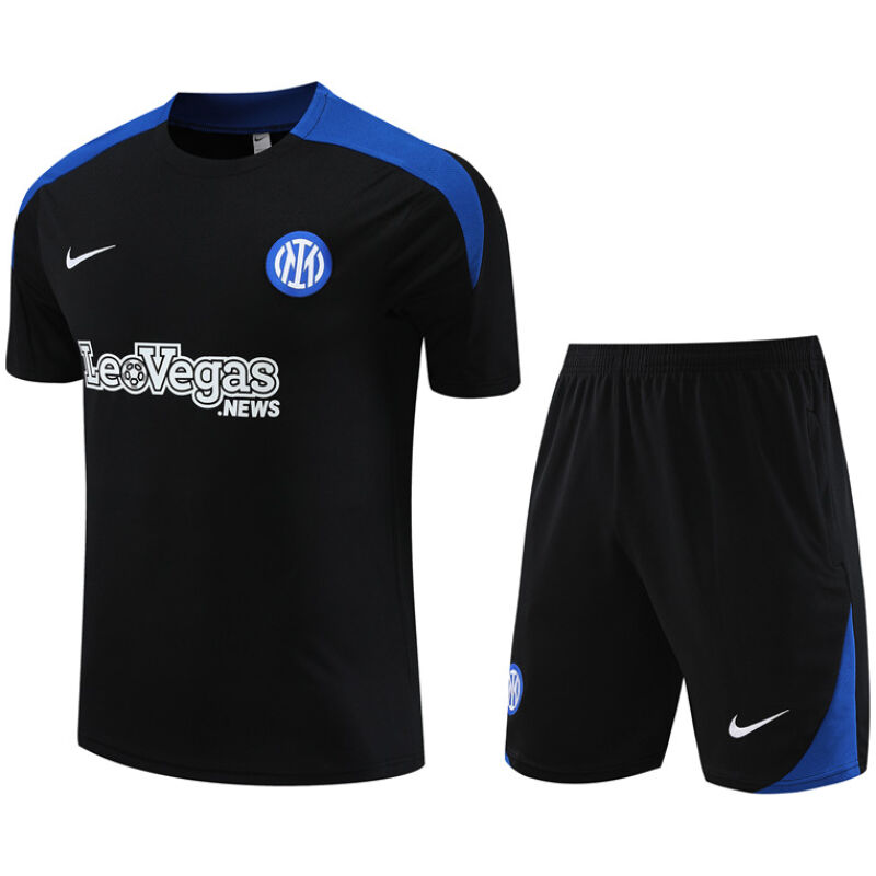 Mens Inter Milan Short Training Suit Black 2024/25