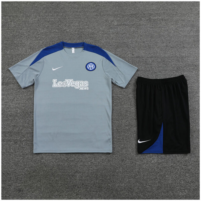 Kids Inter Milan Short Training Suit Grey 2024/25