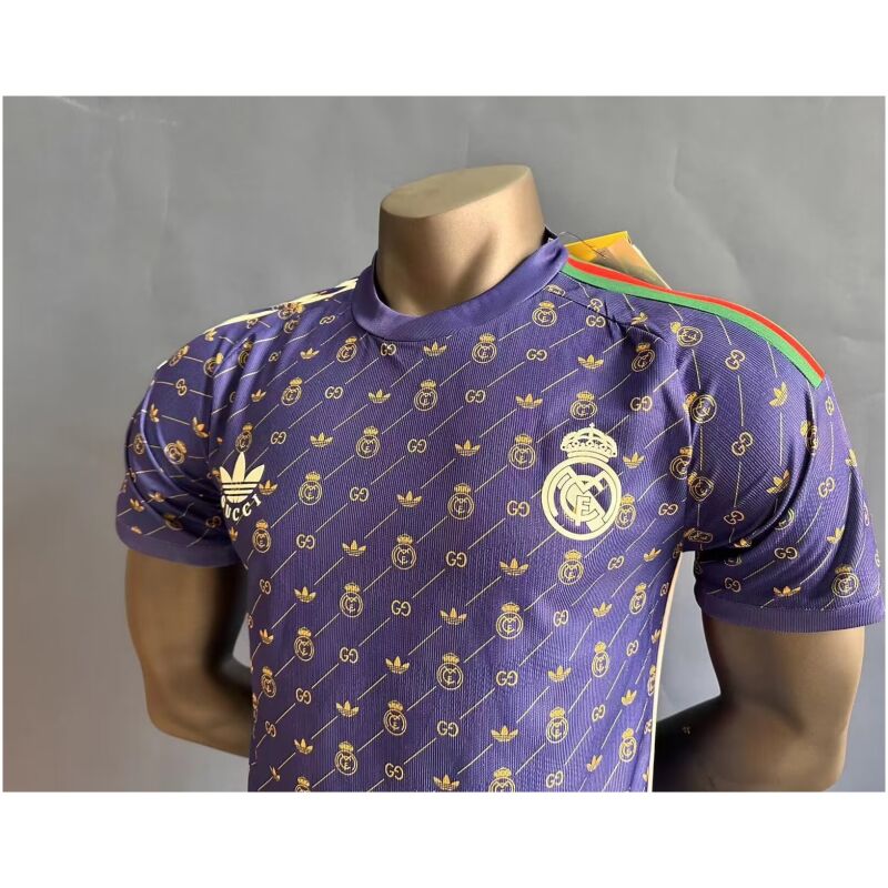 Mens Real Madrid x Gucci Special Edtion Purple Jersey 2024/25 – Match
