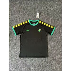 Mens Jamaica Adicolor 3-Stripes Tee Jersey Pure Cotton Black 2024