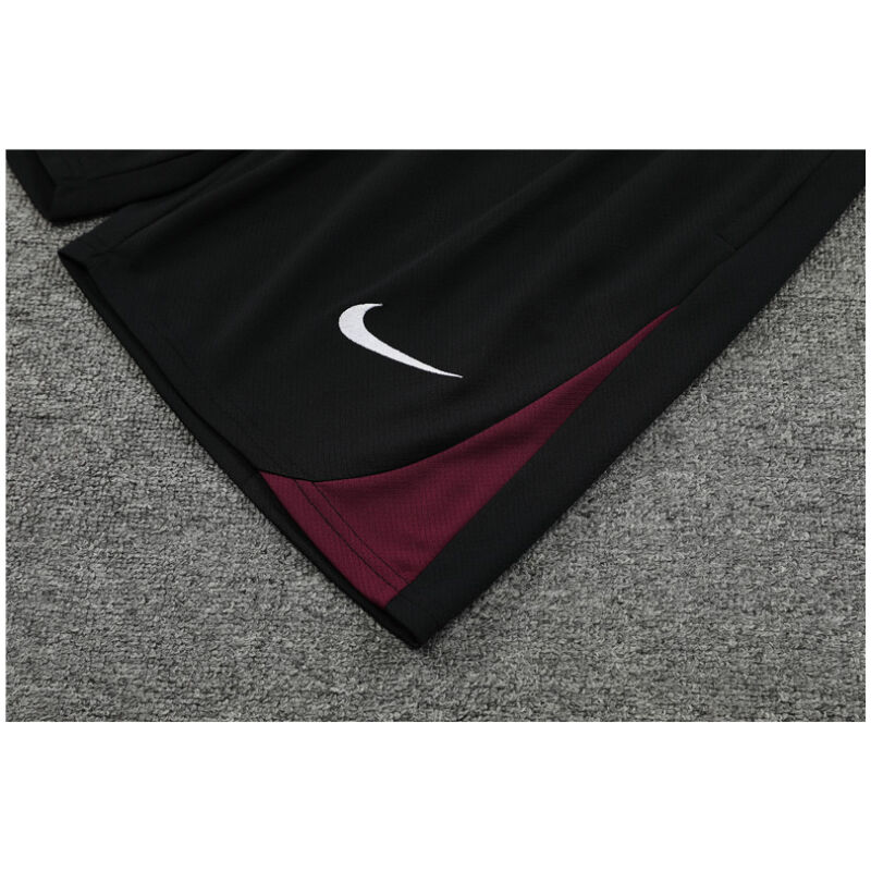 Mens PSG Short Training Suit Burgundy 2024/25
