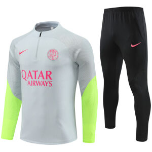 Mens PSG Training Suit Light Grey 2023/24