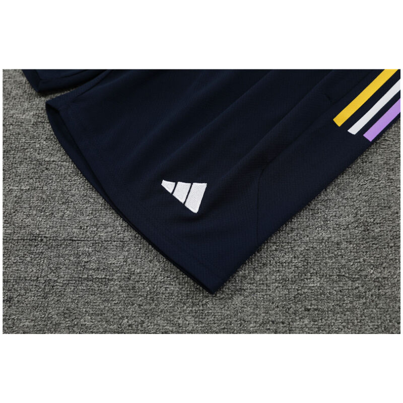 Mens Real Madrid Short Training Suit Purple 2023/24