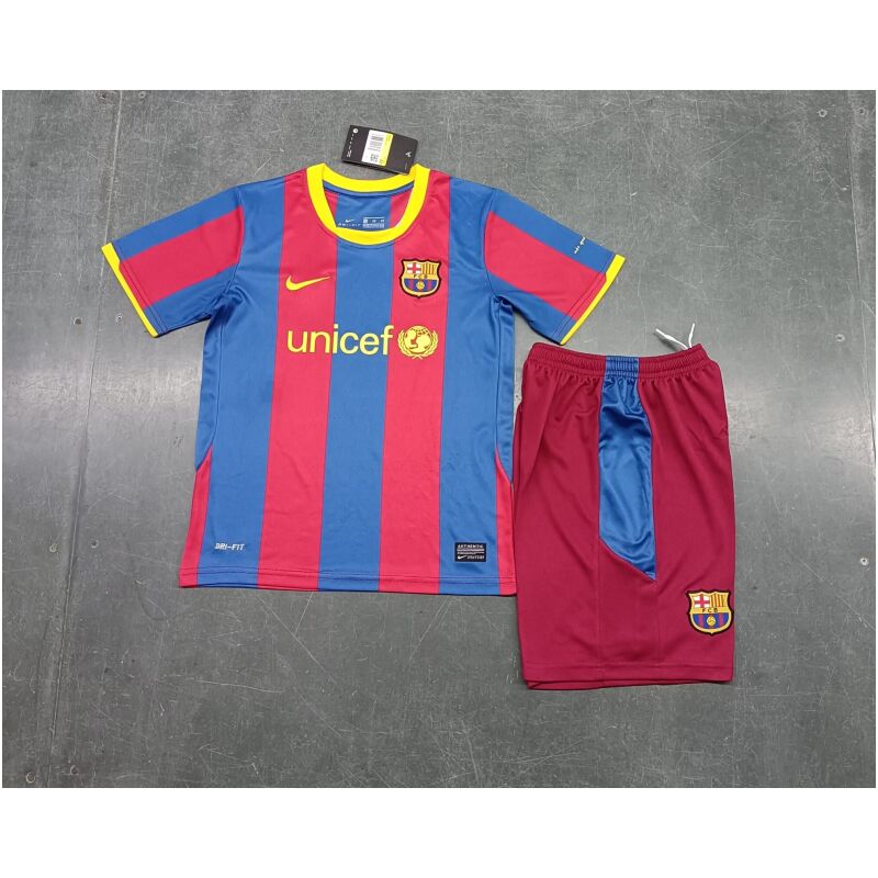 Kids Retro Barcelona Home Jersey 2010/11