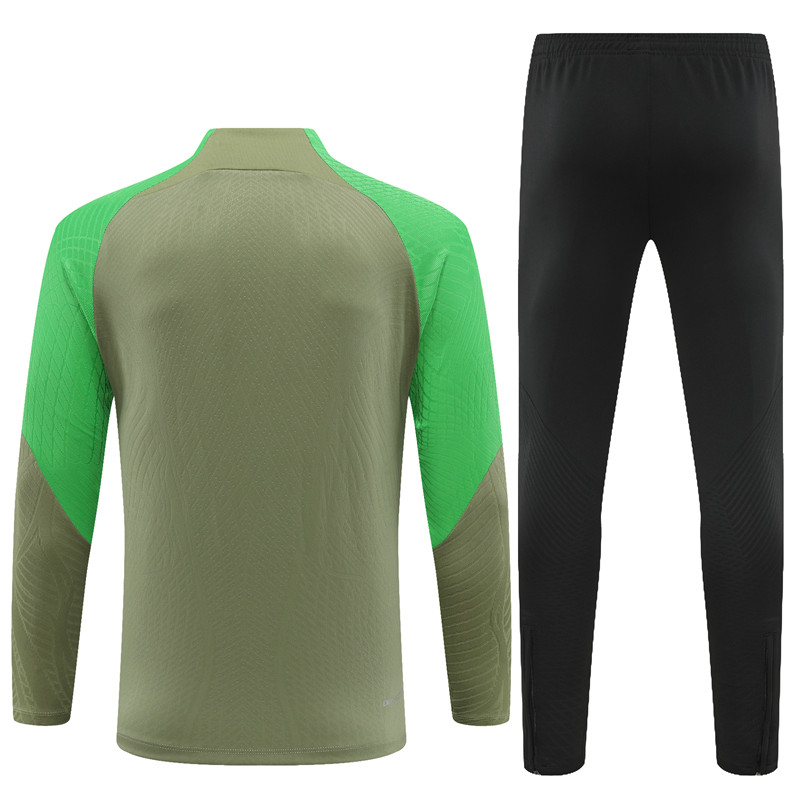 Mens Atletico Madrid Training Suit Army Green 2023/24