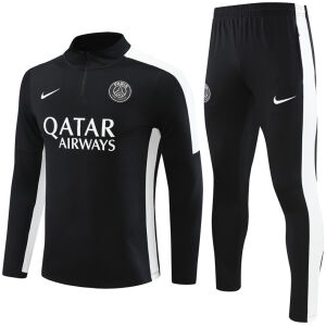 Mens PSG Training Suit Black 2023/24
