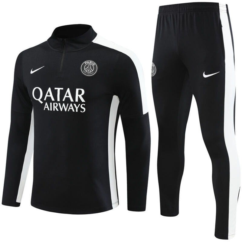 Mens PSG Training Suit Black 2023/24