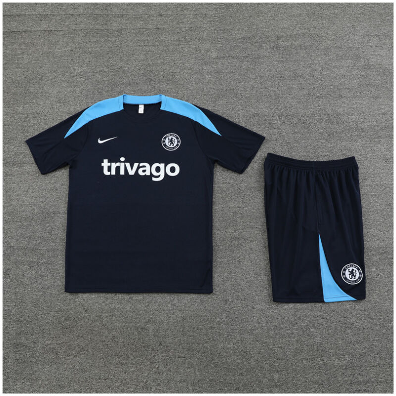 Kids Chelsea Short Training Suit Royal 2024/25