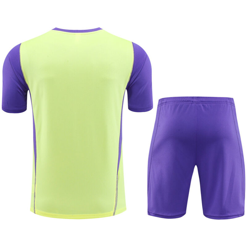 Mens Real Madrid Short Training Suit Yellow 2023/24