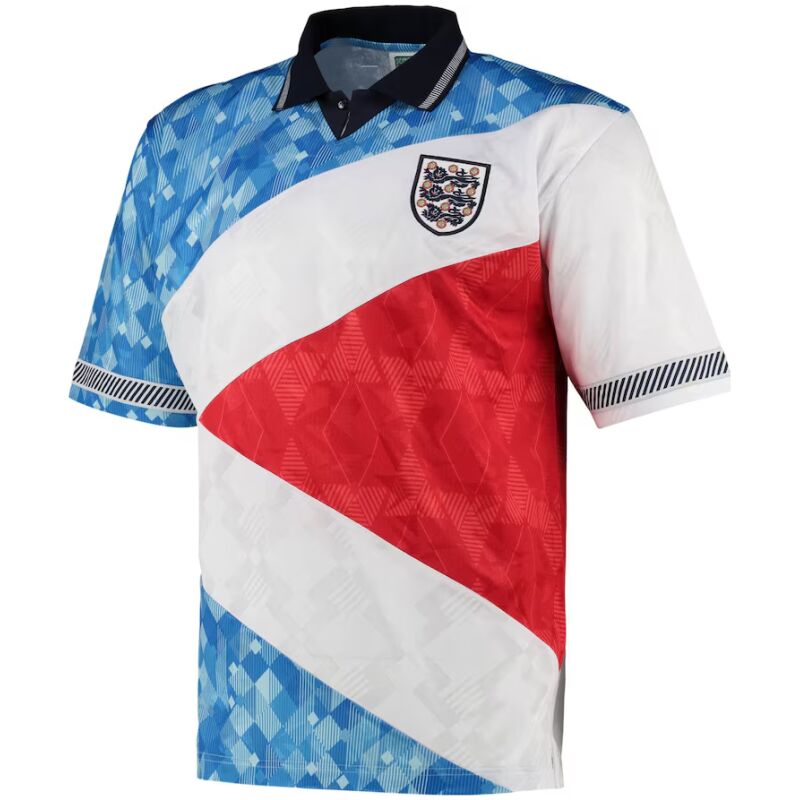 Mens England Retro Mash-Up Jersey 1990