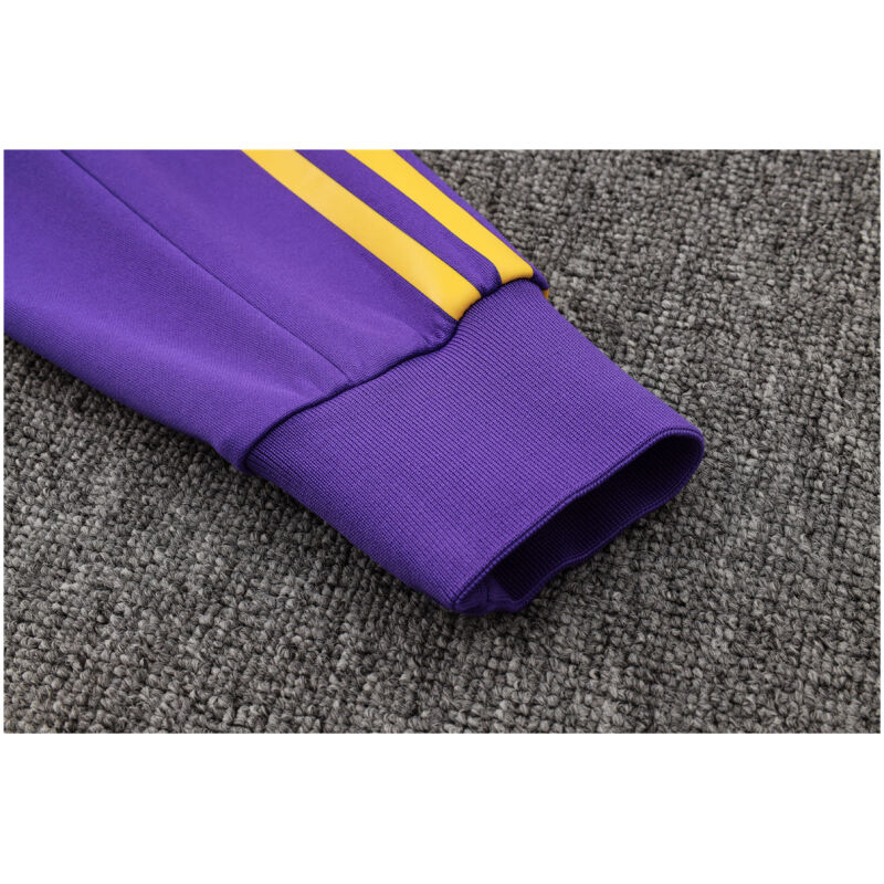 Mens Real Madrid Jacket + Pants Training Suit Yellow 2023/24