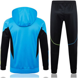 Mens Arsenal Hoodie Sweatshirt + Pants Training Suit Blue 2023/24