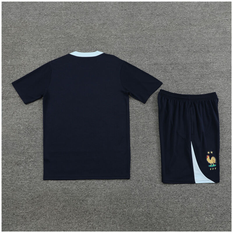 Mens France Short Training Suit Royal 2024