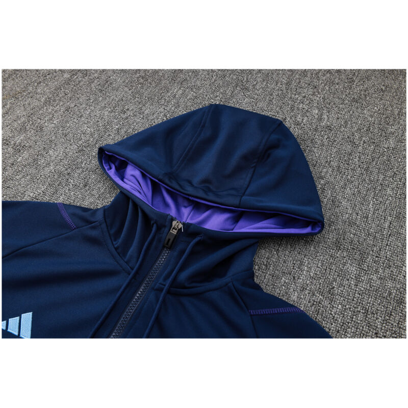 Mens Argentina Hoodie Sweatshirt + Pants Training Suit Royal 2024