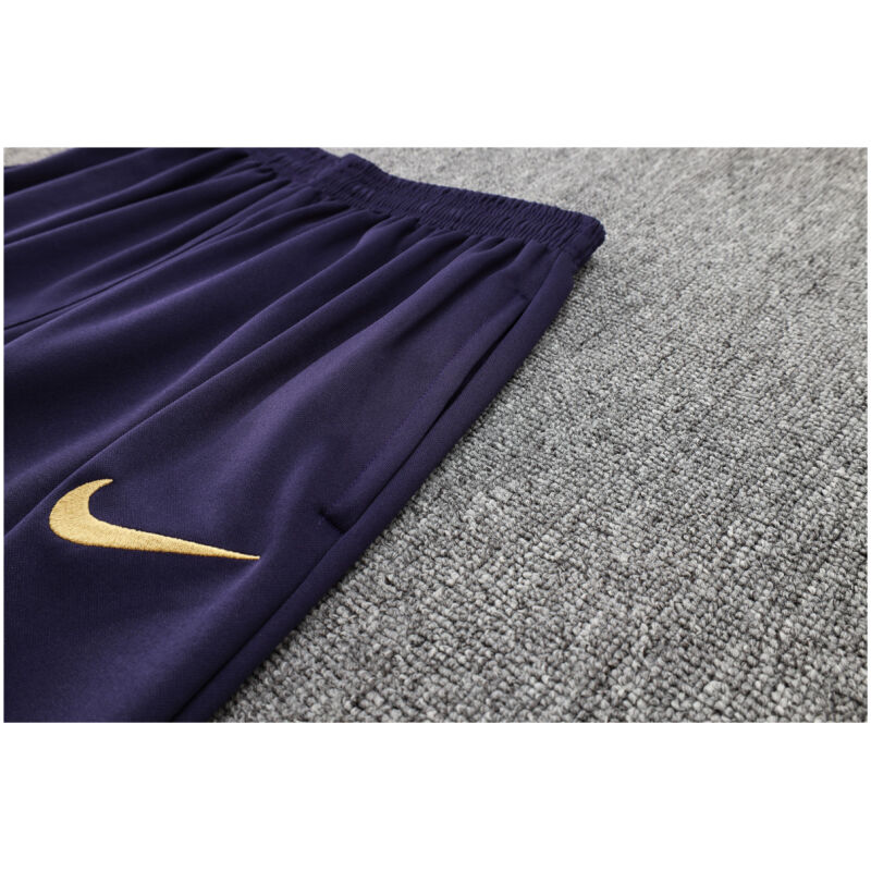 Mens PSG Hoodie Jacket + Pants Training Suit Dark Purple 2023/24