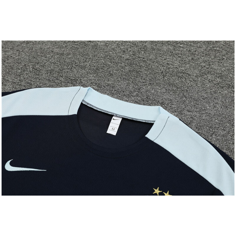 Mens France Short Training Suit Royal 2024