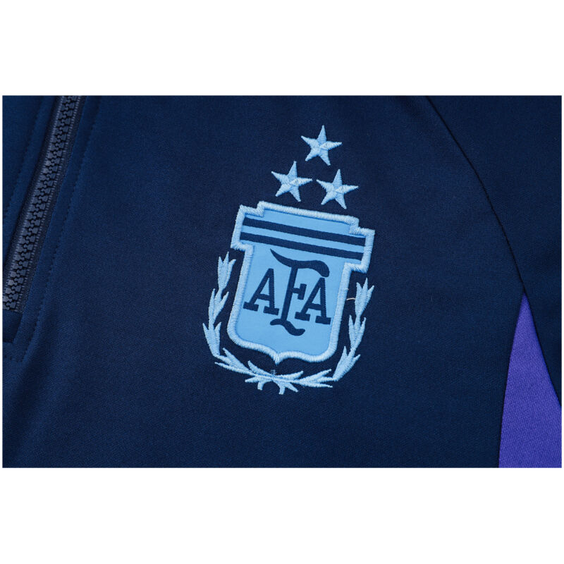Mens Argentina Hoodie Sweatshirt + Pants Training Suit Royal 2024
