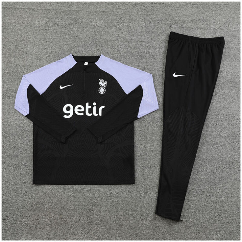 Kids Tottenham Hotspur Training Suit Black 2023/24