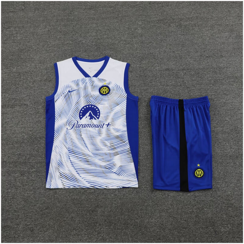 Mens Inter Milan Singlet Suit White 2024/25