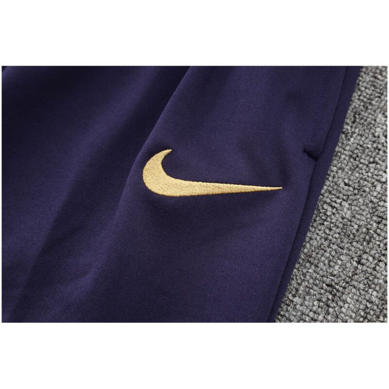 Mens PSG Hoodie Jacket + Pants Training Suit Dark Purple 2023/24