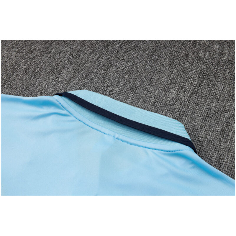 Mens Manchester City Polo Shirt Blue 2023/24