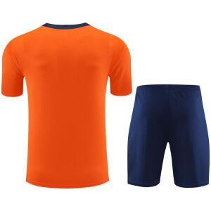 Mens Netherlands Short Training Suit Orange 2024