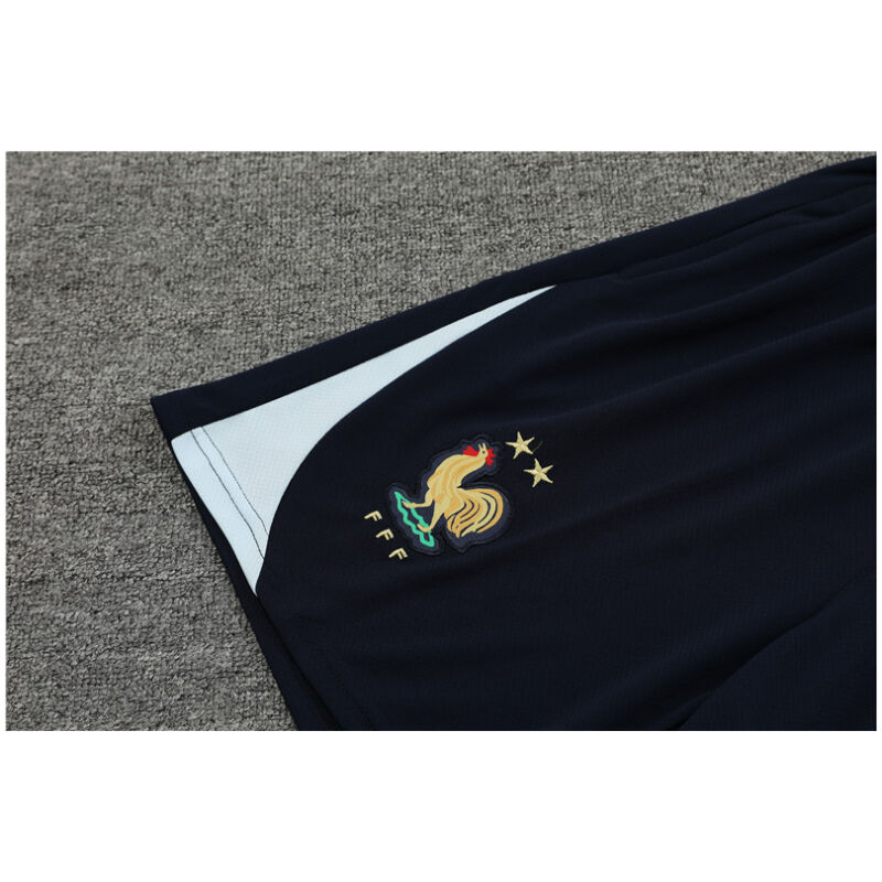Mens France Short Training Suit Royal 2024