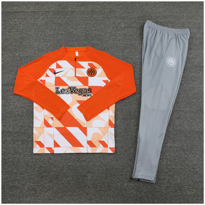 Mens Inter Milan Training Suit Orange 2023/24