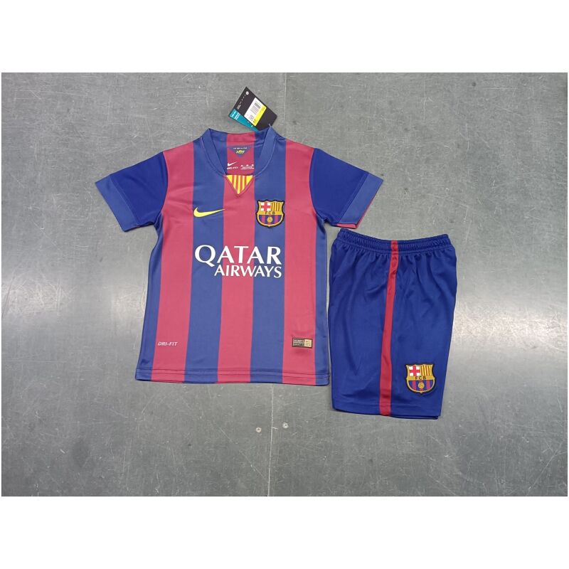 Kids Retro Barcelona Home Jersey 2014/15