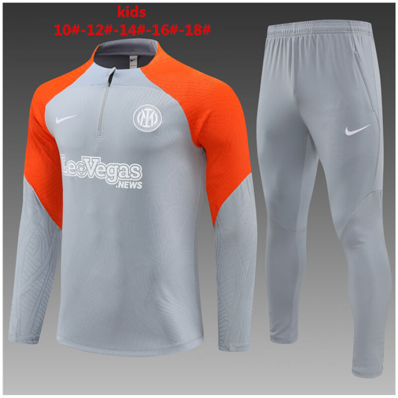 Kids Inter Milan Training Suit Grey 2023/24