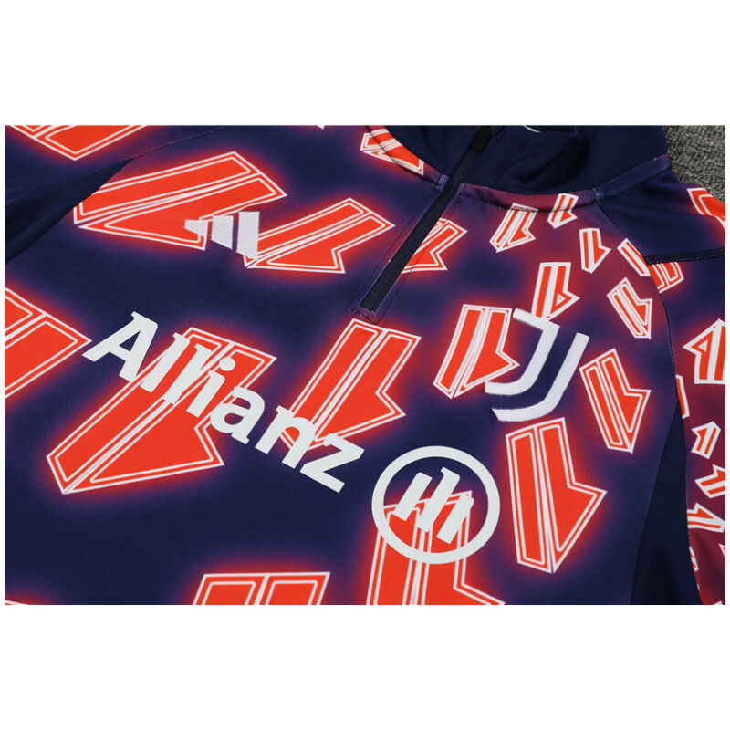 Mens Juventus Training Suit Royal – Red 2023/24