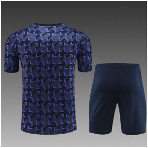Kids Real Madrid Short Training Suit Purple 2023/24