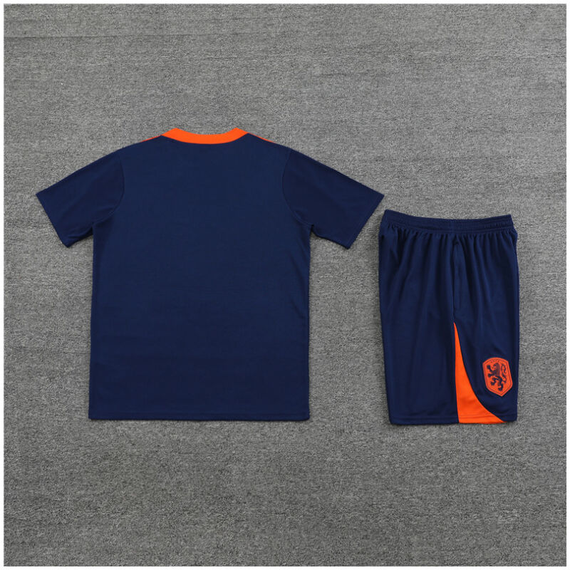 Mens Netherlands Short Training Suit Royal 2024