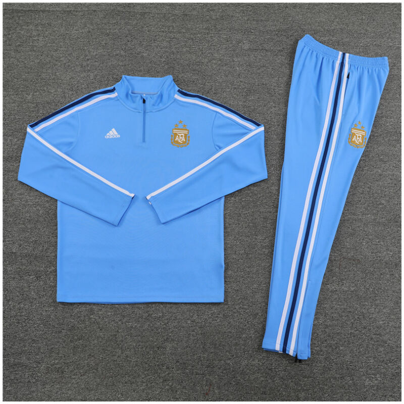 Kids Argentina Training Suit Blue 2024