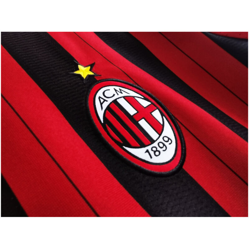 Mens AC Milan Retro Home Jersey 2013/14