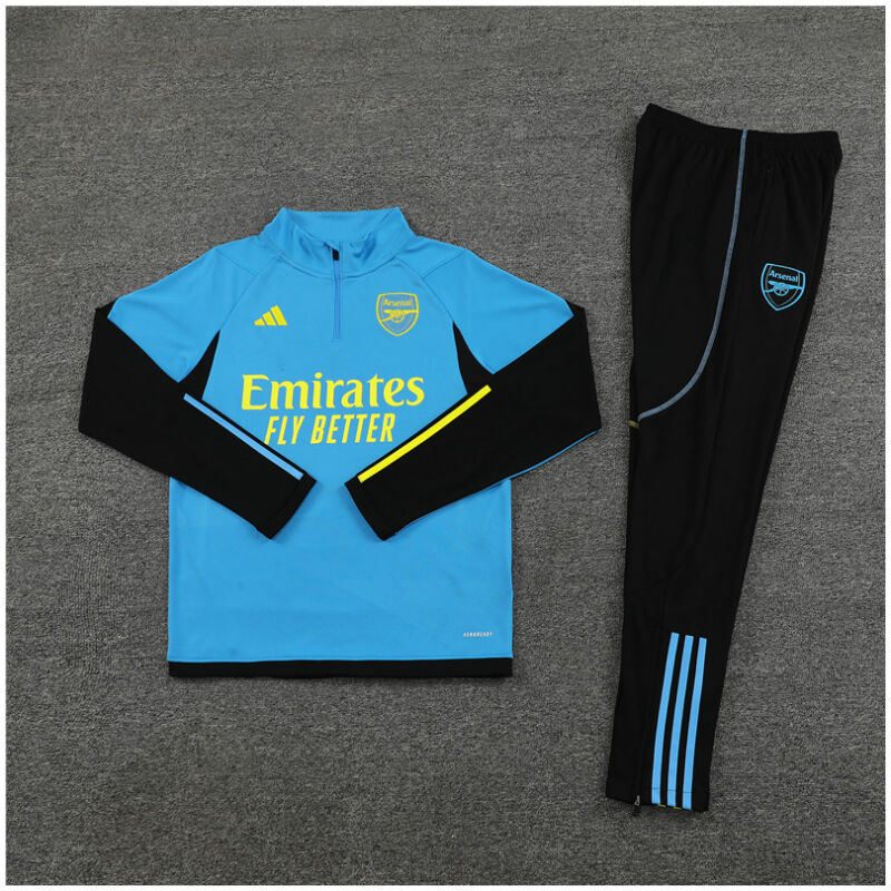 Mens Arsenal Training Suit Blue 2023/24