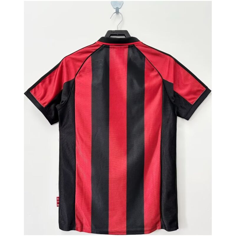 Mens AC Milan Retro Home Jersey 1998/99