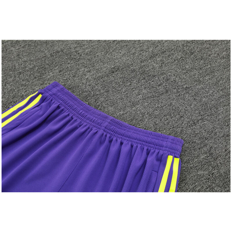 Mens Real Madrid Short Training Suit Yellow 2023/24