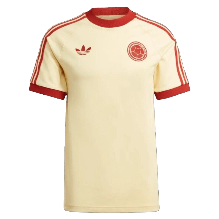 Mens Adidas Originals Colombia OG Jersey 3 Stripes  Pure Cotton Shirt 2024 – Match