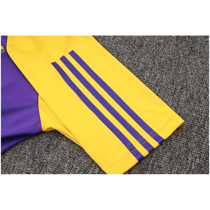 Mens Real Madrid Polo Shirt Purple 2023/24